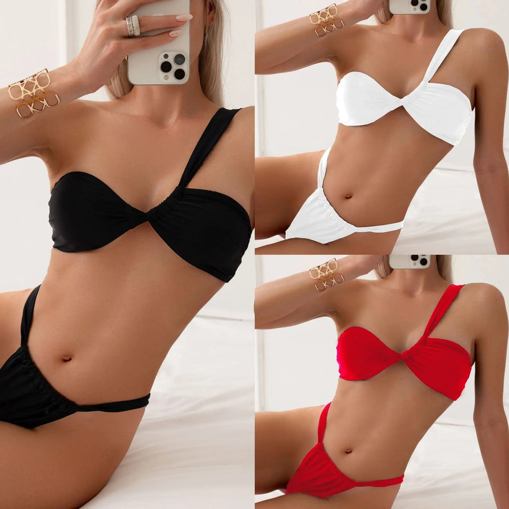 White Swan Bikini Set