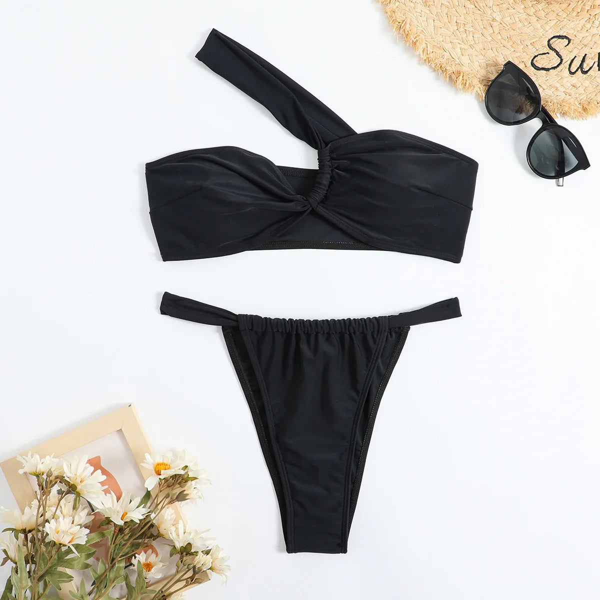 White Swan Bikini Set